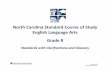 North Carolina Standard Course of Study English Language · PDF file · 2018-01-11Read closely to determine what the text says explicitly and to make logical inferences from it; ...