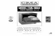 180UC Svc & Parts Manual Rev 1.03 050201 - CMA …cmadishmachines.com/files/CMA_180UC/180UC Parts... · MODEL CMA-180UC PARTS MANUAL Rev 1.18 800-854-6417 FAX 714-895-2141 CMA DISHMACHINES