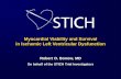 Myocardial Viability and Survival in Ischemic Left ...clinicaltrialresults.org/Slides/STICH.viability.10a.pdf · Myocardial Viability and Survival in Ischemic Left Ventricular Dysfunction