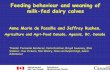 Feeding behaviour and weaning of milk-fed dairy · PDF fileFeeding behaviour and weaning of milk-fed dairy calves. Anne Marie de Passille and Jeffrey Rushen, Agriculture and Agri-Food