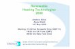 Renewable Heating Technologies 2008 - … Solar Thermal...Renewable Heating Technologies 2008 Andrew Giles Abdel Eljidi ... BSRIA Worldwide Market Intelligence ... § Share of renewables