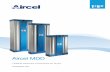 Aircel MDD - · PDF fileAircel Aircel MDD The Company Aircel is one of the leading manufacturers ... energy management system which operates in conjunction with dedicated compressors