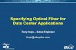 Specifying Optical Fiber for Data Center Applicationsfiber-optic-catalog.ofsoptics.com/Asset/OFS-Fiber-for...Outline • Data Center Market Drivers • Data Center Trends • Optical