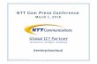 NTT Com Press Source, Application Portability, Platform Services, Full-automation, DevOps, APIs, Scale Out Build integrated ICT infrastructure services to seamlessly assist global