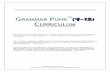 GRAMMAR PUNK (9-12)  · PDF filethe Grammar Punk curriculum may be easily adapted to your ... Prepositions (Con, WC) ... 139.Commonly Confusing Crossword Puzzle