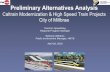 Preliminary Alternatives Analysis - caltrain.comRail+Program/Preli… ·  · 2010-06-28Prelim. Alternatives Analysis -- Spring 2010 2. ... the FRA and the public for feedback. ...