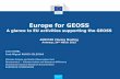 Europe for GEOSS - Agricab for GEOSS A glance to EU ... Improving observing systems for water resource management CEOP AEGIS ENV.2007.4.1.4.3. ... ENV.2008.4.1.4.1.