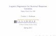 Logistic Regression for Nominal Response Variables …courses.education.illinois.edu/EdPsy589/lectures/8 Multicategory... · Logistic Regression for Nominal Response ... Baseline
