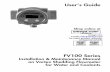 Vortex Shedding Flowmeter Installation & Maintenance Manual · PDF file1 User’s Guide Shop online at FV100 Series Installation & Maintenance Manual on Vortex Shedding Flowmeter for