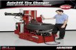 · PDF fileSafely secures wheel through hub Speeds clamping process ... The Aut034S tire changer comes equipped to handle virtually all common tire