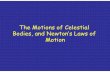 The Motions of Celestial Bodies, and Newton’s Laws of Motioncalzetti/astro100/lectures/lecture10_2011.pdf · The Motions of Celestial Bodies, and Newton’s Laws of ... state of