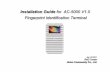 Installation Guide for AC -5000 V1.0 for AC-5000 V1.0 ...nesscorporation.com/InstallationManual/AC5000_InstallationGuide.pdf · Installation Guide for AC-5000 V1.0 Fingerprint Identification