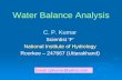 Water Balance Analysis - Angelfire: Welcome to · PDF fileWater Balance Analysis ... The model shows how water travels endlessly through the hydrosphere, ... The purpose of the water