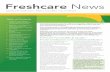 Special Edition: New Codes Launched - Freshcare Ltd News Special Edition: New Codes Launched Issue 27 · Winter 2016 The Freshcare Program is now in its 16th year of operation, delivering