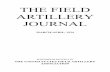 THE FIELD ARTILLERY JOURNAL - Fort Sillsill- · PDF fileThe Field Artillery Journal pays for original articles accepted. ... 105 . THE FIELD ARTILLERY JOURNAL thrown himself heart
