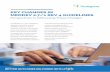 KEY CHANGES IN MEDDEV 2.7/1 REV 4 GUIDELINES · PDF fileThe MEDDEV 2.7/1 Rev 4 guidelines, released in June 2016, provide updated guidance on clinical evaluation in Europe to the medical