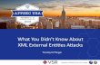 What You Didn't Know About XML External Entities …2013.appsecusa.org/2013/wp-content/uploads/2013/12/WhatYouDidnt...What You Didn't Know About XML External Entities Attacks Timothy