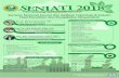 Poster SENIATI2018 - biofarmaka.ipb.ac.idbiofarmaka.ipb.ac.id/biofarmaka/2017/Flyer SENIATI2018.pdf · Badan Ekonomi Kreatif (BE KRAF) Keynote Speaker ... - Profesor dan Acting Dean