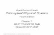 Hewitt/Suchocki/Hewitt Conceptual Physical ...brownk/ES106/ES106.2010.0408.HeatEnergy.f.pdf · Heat Transfer: ConductionHeat ... Copyright © 2008 Pearson Education, Inc., publishing