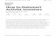 BOARDS How to Outsmart Activist Investors - Broadroomsbroadrooms.com/.../2015/03/HBRhow-to-outsmart-activist-investors.pdf · How to Outsmart Activist Investors - HBR Page 1 of 22