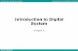 Introduction to Digital System - Universiti Malaysia Pahangee.ump.edu.my/hazlina/teaching_ESD/teaching_ESD_chap1_introductio… · code registers register logic ... – switches as