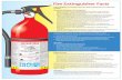fire extinguisher facts - The Home Depot · PDF fileFire Extinguisher Facts ... • Read the instructions and understand your extinguisher's operation before ... The main objective