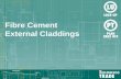Fibre Cement External Claddings - Bunnings Tradewholeofhouse.bunnings.com.au/pdf/Lock_up_EXTERNAL_CLADDING_ … · Fibre Cement External Claddings . ... BGC Stonesheet has rough key