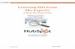 Learning SEO From The Experts - HubSpot | Inbound ... · PDF fileLEARNING SEO FROM THE ... Choosing the right keywords is often the difference between getting found in search and not