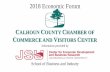 2018 Economic Forum - jsu. Forum 2018 - Final Presentation.pdf2018 Economic Forum CALHOUN COUNTY CHAMBER OF COMMERCE AND V ... SPONSORS. 2 Calhoun County Economy Forum •National