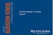 STRATEGIC PLAN 2014 - Edward J. Bloustein School of ...bloustein.rutgers.edu/.../03/EJPBBB-Strategic-Plan-2014.pdf4 The Bloustein School is a nexus for multi-disciplinary collaboration.