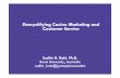Demystifying Casino Marketing and Customer · PDF fileDemystifying Casino Marketing and Customer Service Sudhir H. Kalé, ... Product/Service Attributes Relationship Image ... INTERFACING