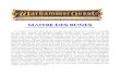 MAITRE DES RUNES - donjon-esselcay.org guerriers/maitre runes.pdf · Warhammer Quest page N° 3 · COMMENCER AVEC UN MAITRE DES RUNES · N'importe quel joueur peut commencer la partie