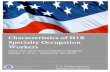 Characteristics of H1B Specialty Occupation Workers · PDF fileCharacteristics of H1B Specialty Occupation Workers Fiscal Year 2012 Annual Report to Congress October 1, 2011 – September