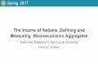 The Income of Nations: Defining and Measuring ... · PDF file... This market value method is called National income accounts ... •Production method •Expenditure Method •Income
