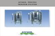 JOWA FRESH WATER FILTER - jowa fresh water...Declorination/activated carbon filter for improvement of taste and smell in fresh water system. Filter for dehardening/softening of water