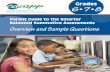 Parent Guide to the Smarter Balanced Summative · PDF fileBalanced Summative Assessments. ... Grade Six Sample Test Items for Mathematics ... students in grades three through eight