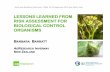 LESSONS LEARNED FROM RISK ASSESSMENT FOR BIOLOGICAL CONTROL ORGANISMS · RISK ASSESSMENT FOR BIOLOGICAL CONTROL ORGANISMS BARBARA BARRATT AGRESEARCH INVERMAY NEW ZEALAND ... chemical,