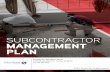 1 | SUBCONTRACTOR MANAGEMENT PLAN · 1 | SUBCONTRACTOR MANAGEMENT PLAN Provided by: SilverStone Group 11516 Miracle Hills Drive Omaha, NE 68154 Tel: 402-964-5400 ... SUBCONTRACTOR
