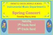Swartz Creek High School and Middle School …+8+Spring...Swartz Creek Middle SChool Instrumental Music Department’s Spring Concert Tuesday May 5, ... Jurassic Park. By ... William