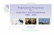 Employment Projections for Industries and … Ogata , Research ... Office • Employment Projections for Industries and Occupations 2008 ... Employment Projections for Industries and