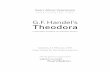 G.F. Handel’s Theodora - Early Music Vancouver€¦ · G.F. Handel’s Theodora a northwest baroque masterworks project Saturday, 14 February, 2015 Chan Centre for the Performing