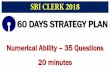 60 DAYS STRATEGY PLANquiz.mahendraguru.com/mahendraguru/content/60-days-plan-for-sbi... · Day –2 Speed maths Multiplications tricks by Vedic maths , square and cube root complete