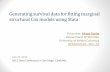 Generating survival data for fitting marginal structural ...  survival data for fitting marginal structural Cox models using Stata 2012 Stata Conference in San Diego, California