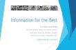 Information for the best - eahil2015.files.wordpress.com fileInformation for the Best Éva Orbán, Katalin Bikádi Veterinary Science Library, Archives and Museum Szent István University,