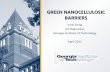 GREEN NANOCELLULOSIC BARRIERS - rbi.gatech.edurbi.gatech.edu/sites/default/files/documents/Presentations/2012... · GREEN NANOCELLULOSIC BARRIERS Yulin Deng ... It can be seen that