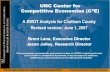 UNC Center for Competitive Economies (C3E) · UNC Center for Competitive Economies (C3E) A SWOT Analysis for Chatham County Revised version: June 1, 2007 Brent Lane, Executive …