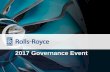 2017 Governance Event - Rolls-Royce HoldingsP: BBB+/Stable Moody’s: A3/Negative Maintain investment-grade rating Strong Total liquidity liquidity ... April Corporate governance event