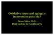 Oxidative stress and aging: is intervention possible?sfrbm.org/site/assets/documents/frs/Melov2002a.pdf · Oxidative stress and aging: is intervention possible? ... J. FLP recombinase-mediated