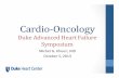 Khouri AM - Cardio-Oncology - Duke Department of … · Khouri AM - Cardio-Oncology.pptx Author: Anthony Doll Created Date: 20131017180050Z ...