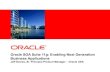 Oracle SOA Suite 11g: Enabling Next Generation Business ...€¦ · Oracle SOA Suite 11g: Enabling Next Generation Business Applications Jeff Davies, Sr. Principal Product Manager